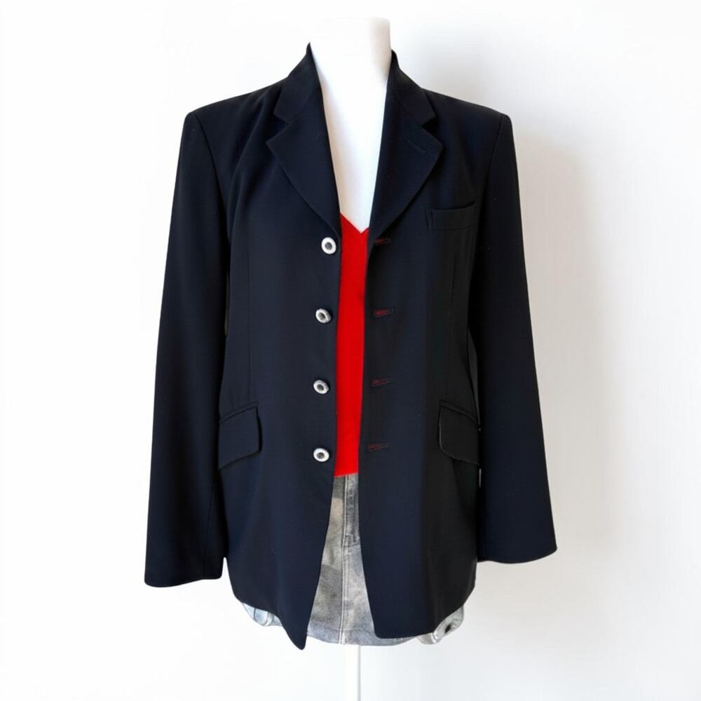 Vintage Matsuda by Yukio Kobayashi Wool Pinstripe Blazer — Size 38